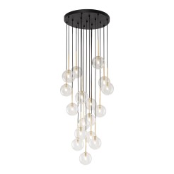 NILOS BLACK / GOLD LAMPA WISZACA 17 5945