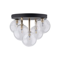 NILOS BLACK / GOLD LAMPA SUFITOWA 5PŁ 758