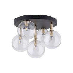 NILOS BLACK / GOLD LAMPA SUFITOWA 5PŁ 758