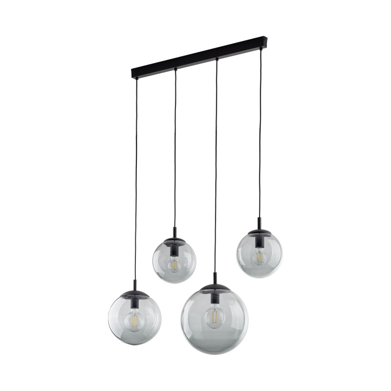 ESME GRAPHITE LAMPA WISZĄCA 4 LISTWA 5381