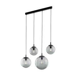 ESME GRAPHITE LAMPA WISZĄCA 4 LISTWA 5381