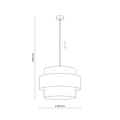 TRIO JUTA MIX LAMPA WISZACA 1 2758