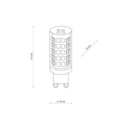 ŻARÓWKA G9 LED 3000 K 3131