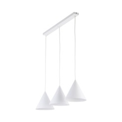 CONO WHITE LAMPA WISZĄCA 3 LISTWA 10011