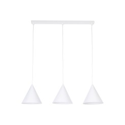 CONO WHITE LAMPA WISZĄCA 3 LISTWA 10011