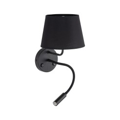 MAJA BLACK KINKIET 2 E27 + G9 10081