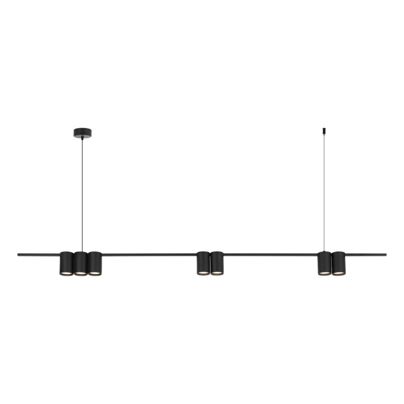 Lampa wisząca (listwa) GENESIS BLACK 7xGU10 ML0370