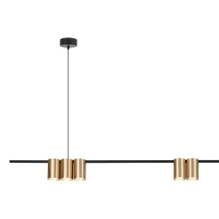 Lampa wisząca (listwa) GENESIS BLACK GOLD 7xGU10 ML0372