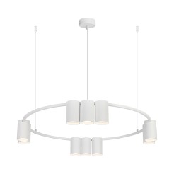 Lampa wisząca (koło) GENESIS WHITE 10xGU10 ML0374