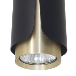 FLOWER BLACK GOLD DOWNLIGHT 1xGU10 ML0262