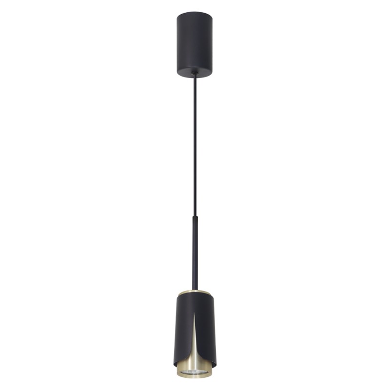 FLOWER BLACK GOLD LAMPA WISZĄCA 1xGU10 ML0267