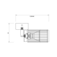 VERTICAL BLACK SPOT 1xGU10 ML0294