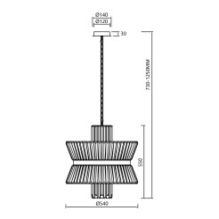 Żyrandol AURELIA CHROME 12xE14 ML0406