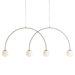 LAMPA WISZĄCA UNA 4 BEIGE L 1116L17_L