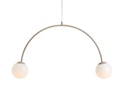 LAMPA WISZĄCA UNA 2 BEIGE 1116H17