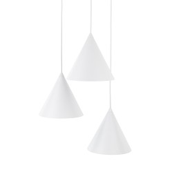 CONO WHITE LAMPA WISZĄCA 3 KOŁO 10012