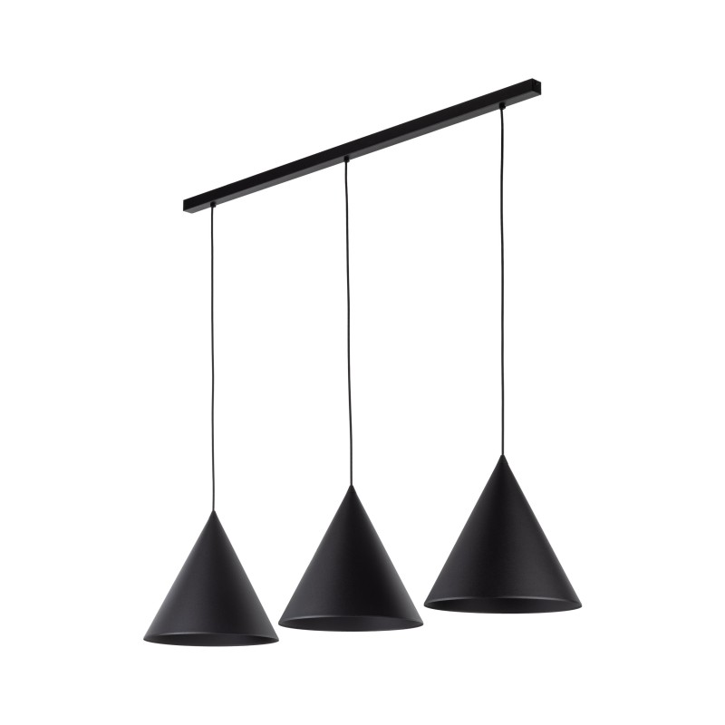 CONO BLACK LAMPA WISZĄCA L 3 LISTWA
 10060