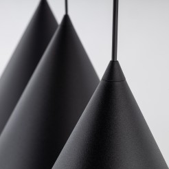 CONO BLACK LAMPA WISZĄCA L 3 LISTWA 10060