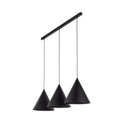 CONO BLACK LAMPA WISZĄCA 3 L LISTWA 10060