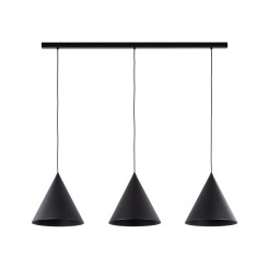 CONO BLACK LAMPA WISZĄCA 3 L LISTWA 10060