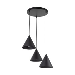 CONO BLACK LAMPA WISZĄCA 3 KOŁO S 10067