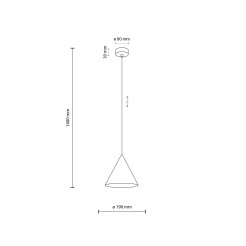 CONO YELLOW LAMPA WISZACA 1 S 10077