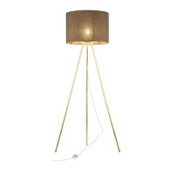 UMBERTO BROWN GOLD LAMPA PODŁOGOWA 1 16032