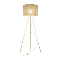 UMBERTO LINEN GOLD LAMPA PODŁOGOWA 1 16036