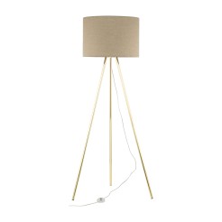 UMBERTO LINEN GOLD LAMPA PODŁOGOWA 1 16036