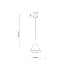 JUMP LAMPA WISZĄCA 1 PŁ 1811