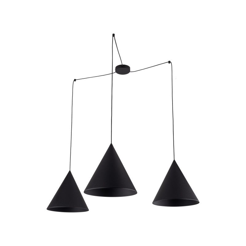 CONO BLACK LAMPA WISZĄCA 3 L 6629