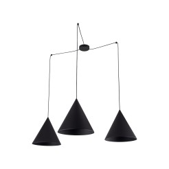 CONO BLACK LAMPA WISZĄCA 3 L 6629