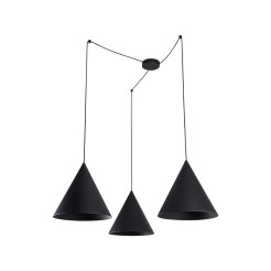 CONO BLACK LAMPA WISZĄCA 3 L 6629