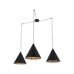 CONO BLACK LAMPA WISZĄCA 3 L 6629