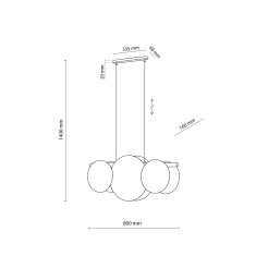 PULSE LAMPA WISZĄCA 3 10005