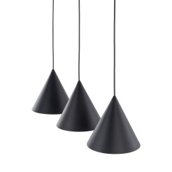 CONO BLACK LAMPA WISZĄCA S 3 LISTWA 10068