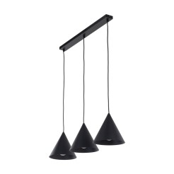 CONO BLACK LAMPA WISZĄCA 3 S LISTWA 10068