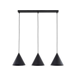 CONO BLACK LAMPA WISZĄCA S 3 LISTWA 10068