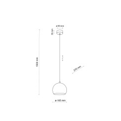 ZOE BRICK LAMPA WISZACA 1 S 10174