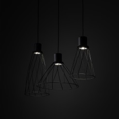 MODESTO BLACK LAMPA WISZACA 3 10149