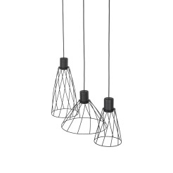 MODESTO BLACK LAMPA WISZACA 3 10149