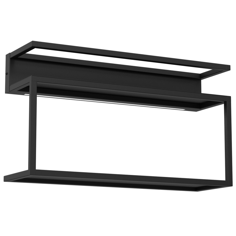 wall mounted shelf with 1 x LED decoration light 0295