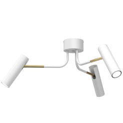 plafon ramiona  white/gold 3xGU10 0342