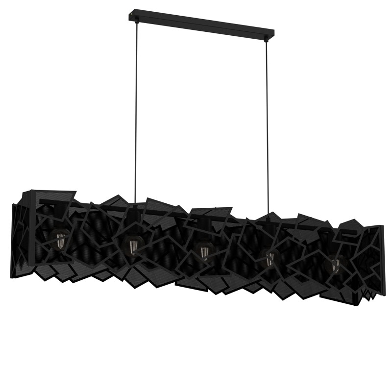 żyrandol  black 5xE27 0582