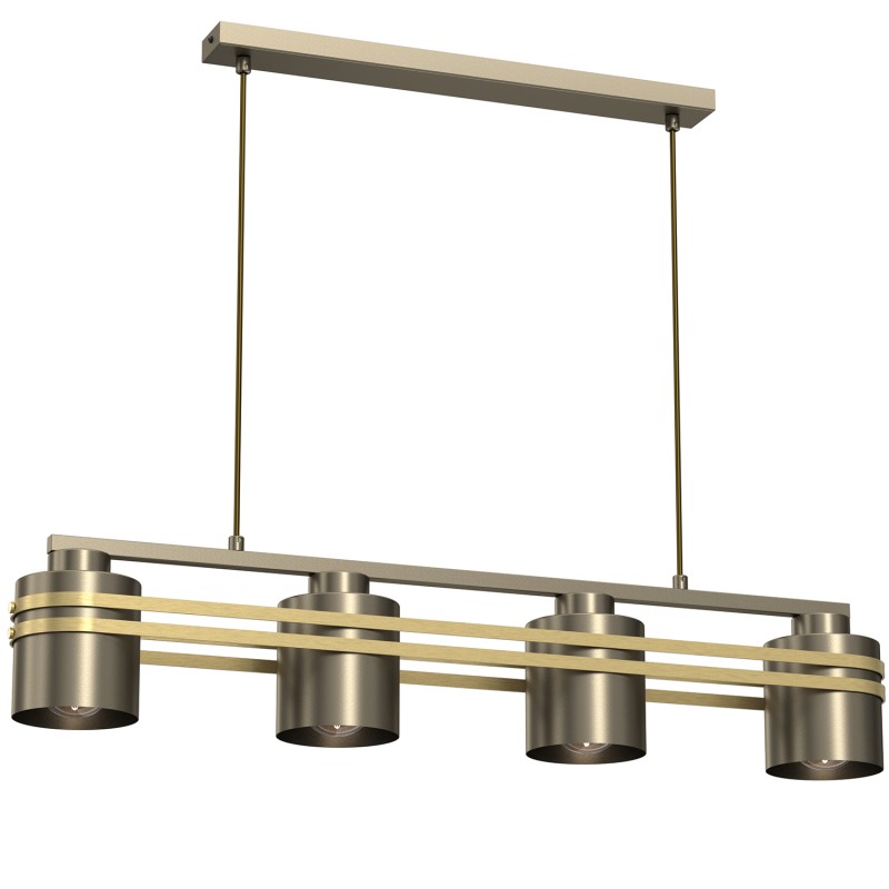 żyrandol  ceiling line bar'500  titanium gold/gold 4xE27 1387