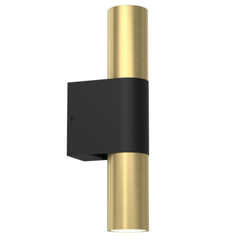 kinkiet  black/brass 2 3093