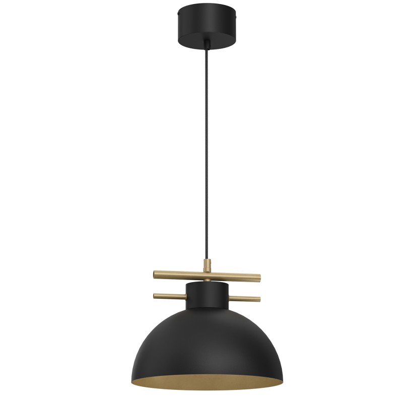 żyrandol  shade dia 290 mm black/gold 1xE27 4285