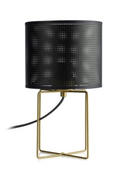 lampka gab.  gold, shade dia 180, h 150 black 1xE27 5292