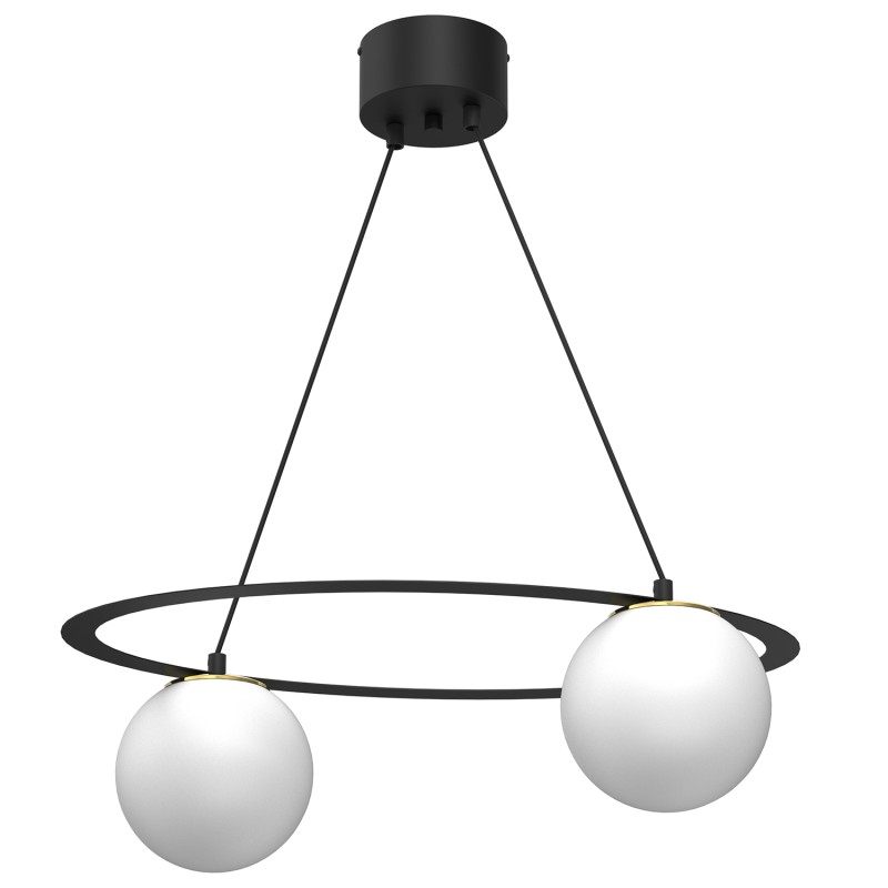 żyrandol  black/gold 2xE27 5670