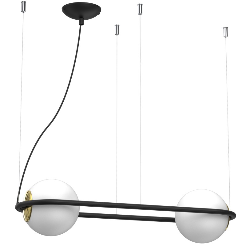 żyrandol  black/gold 2xE27 5675